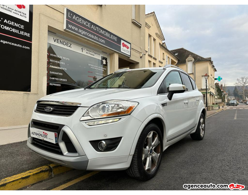 Gebrauchtwagenkauf, Günstige Gebrauchtwagen | Automobilienagentur Ford Kuga 2.0 TDCI 140cv INDIVIDUAL 1ere MAIN! Blanc Jahr 2012 Hand-Schaltgetriebe Diesel
